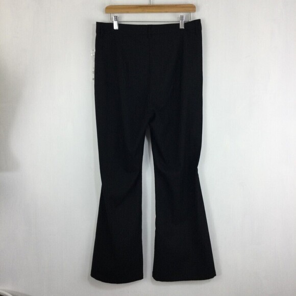 Urban Outfitters Womens Pants Flare Black Work Pants Size 12 - Picture 3 of 8